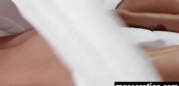  Hot teen masseuse given strong orgasm 16